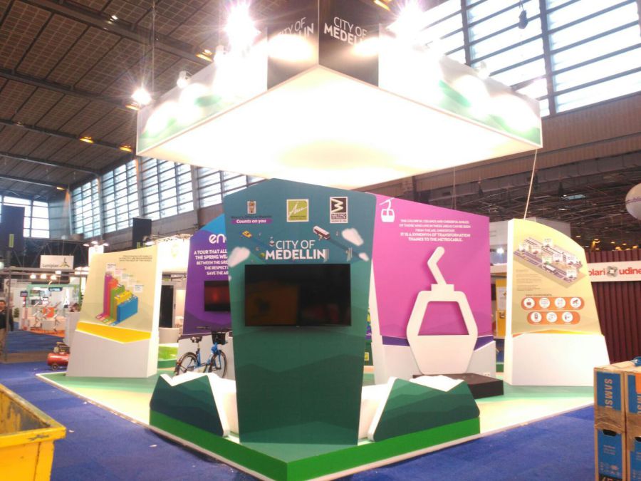 Estánd de la Ciudad de Medellín